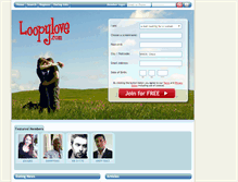 Tablet Screenshot of loopylove.com